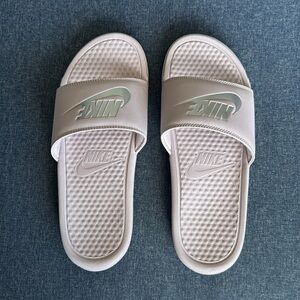 Nike comfort slides Pink size 9
